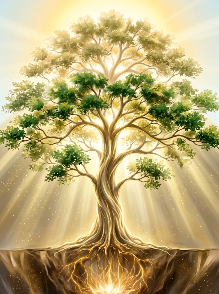 Roots and tree — our true identity is the Soul