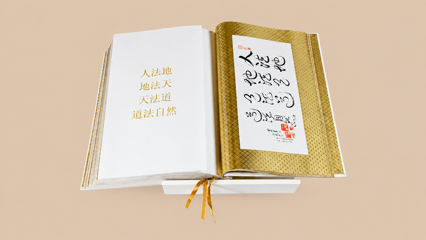 Master Sha Tao Calligraphy White Book